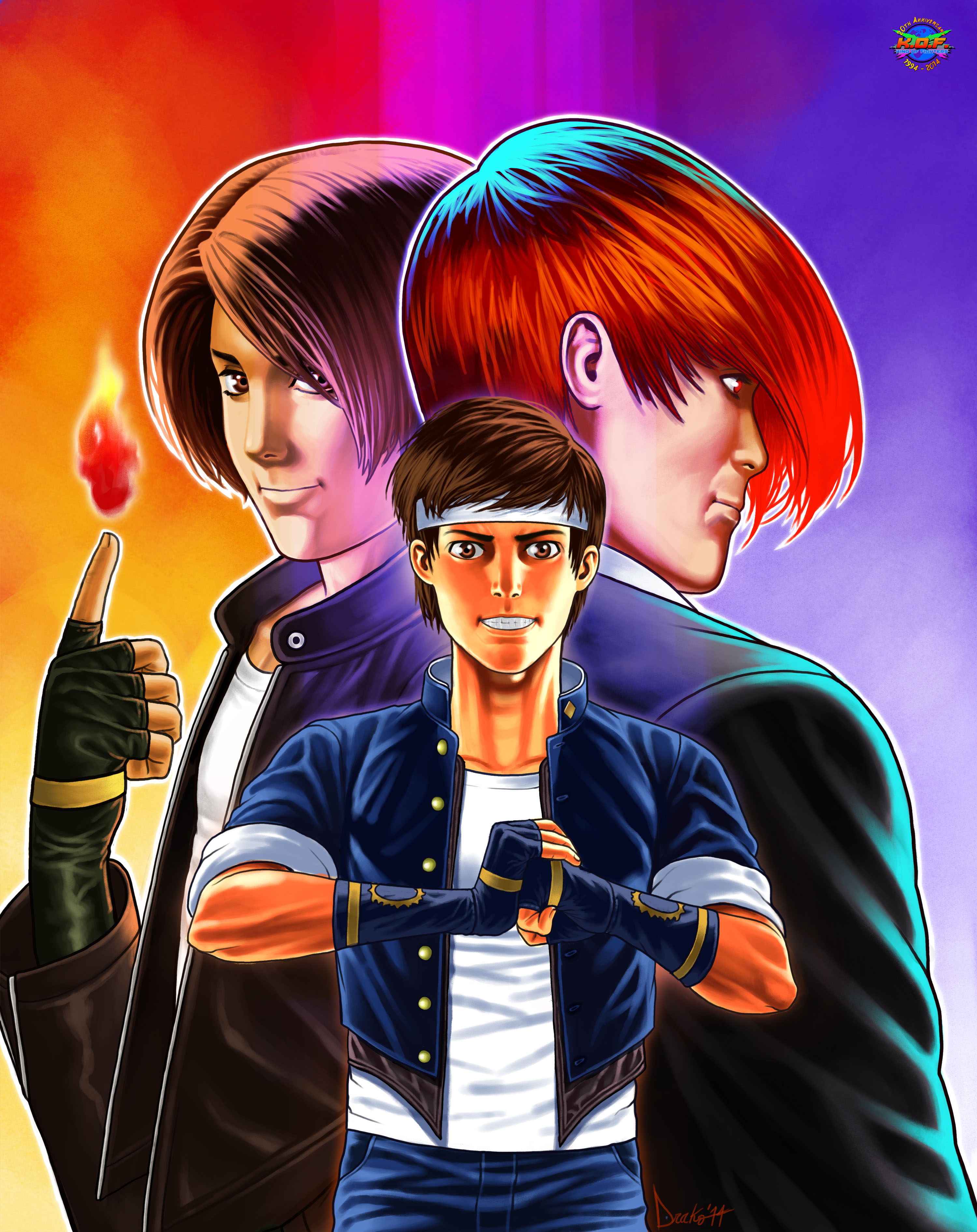 Kyo & Iori Team from The King of Fighters XI